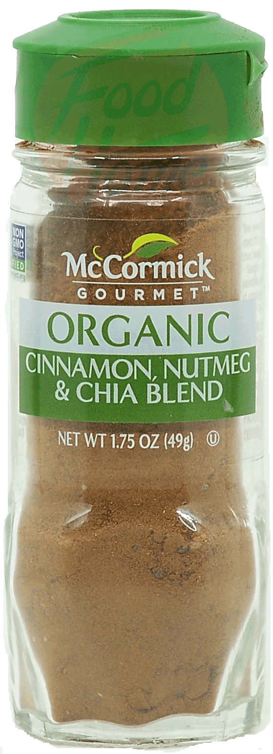 McCormick Gourmet cinnamon, nutmeg & chia blend, organic Full-Size Picture